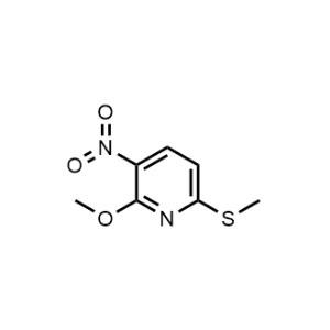 2-Methoxy-6-(methylthio)-3-nitropyridine|CS-1276518