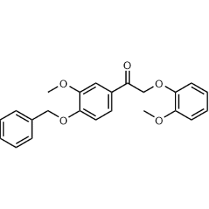 1-(4-(Benzyloxy)-3-methoxyphenyl)-2-(2-methoxyphenoxy)ethan-1-one|CS-1276533