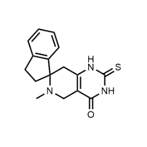 6'-Methyl-2'-thioxo-2,2',3,3',5',8'-hexahydro-1'H-spiro[indene-1,7'-pyrido[4,3-d]pyrimidin]-4'(6'H)-one|CS-1276549