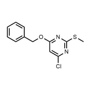 4-(Benzyloxy)-6-chloro-2-(methylthio)pyrimidine|CS-1276682