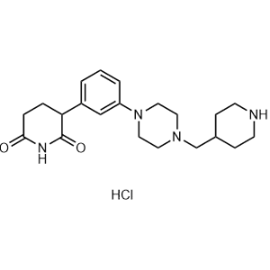 3-(3-(4-(Piperidin-4-ylmethyl)piperazin-1-yl)phenyl)piperidine-2,6-dione hydrochloride|CS-1276707