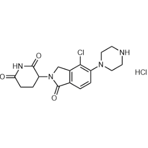 3-(4-Chloro-1-oxo-5-(piperazin-1-yl)isoindolin-2-yl)piperidine-2,6-dione hydrochloride|CS-1277115