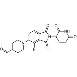 1-(2-(2,6-Dioxopiperidin-3-yl)-4-fluoro-1,3-dioxoisoindolin-5-yl)piperidine-4-carbaldehyde|CS-1277206