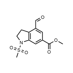 Methyl 4-formyl-1-(methylsulfonyl)indoline-6-carboxylate|CS-1277240