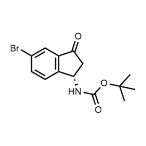 tert-Butyl (S)-(5-bromo-3-oxo-2,3-dihydro-1H-inden-1-yl)carbamate|CS-1277930
