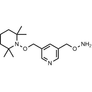 O-((5-(((2,2,6,6-Tetramethylpiperidin-1-yl)oxy)methyl)pyridin-3-yl)methyl)hydroxylamine|CS-1288172