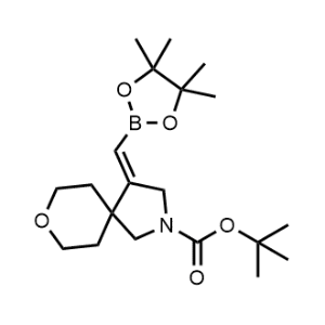 tert-Butyl (Z)-4-((4,4,5,5-tetramethyl-1,3,2-dioxaborolan-2-yl)methylene)-8-oxa-2-azaspiro[4.5]decane-2-carboxylate|CS-1290966