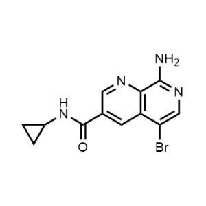 8-Amino-5-bromo-N-cyclopropyl-1,7-naphthyridine-3-carboxamide|CS-1291246