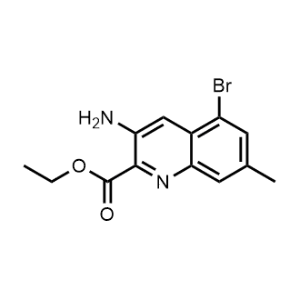 Ethyl 3-amino-5-bromo-7-methylquinoline-2-carboxylate|CS-1291872