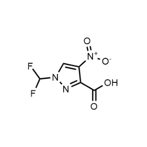 1-(Difluoromethyl)-4-nitro-1H-pyrazole-3-carboxylic acid|CS-1296556