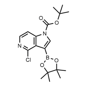 tert-Butyl 4-chloro-3-(4,4,5,5-tetramethyl-1,3,2-dioxaborolan-2-yl)-1H-pyrrolo[3,2-c]pyridine-1-carboxylate|CS-1296618