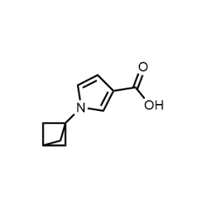 1-(Bicyclo[1.1.1]pentan-1-yl)-1H-pyrrole-3-carboxylic acid|CS-1296640