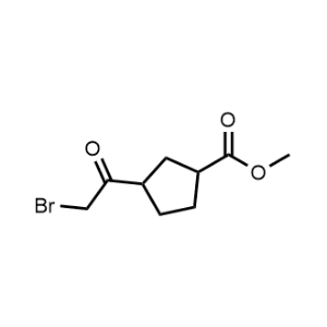 Methyl 3-(2-bromoacetyl)cyclopentane-1-carboxylate|CS-1296807