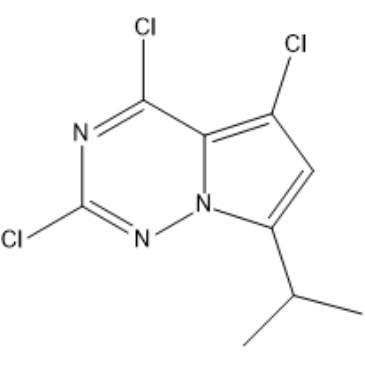 2,4,5-Trichloro-7-isopropylpyrrolo[2,1-f][1,2,4]triazine|CS-1297226