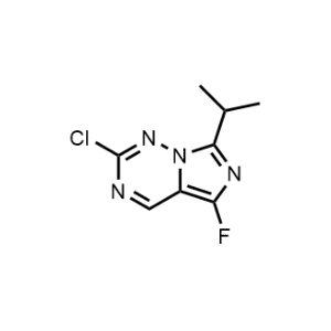 2-Chloro-5-fluoro-7-isopropylimidazo[5,1-f][1,2,4]triazine|CS-1297273