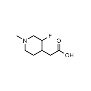 2-(3-Fluoro-1-methylpiperidin-4-yl)acetic acid|CS-1297521