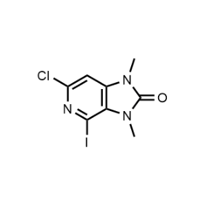 6-Chloro-4-iodo-1,3-dimethyl-1,3-dihydro-2H-imidazo[4,5-c]pyridin-2-one|CS-1298041