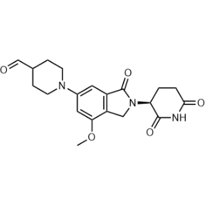 (S)-1-(2-(2,6-Dioxopiperidin-3-yl)-7-methoxy-3-oxoisoindolin-5-yl)piperidine-4-carbaldehyde|CS-1298085