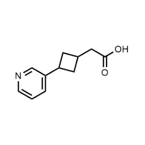 2-(3-(Pyridin-3-yl)cyclobutyl)acetic acid|CS-1298098