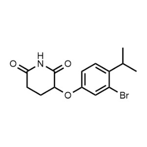 3-(3-Bromo-4-isopropylphenoxy)piperidine-2,6-dione|CS-1298209