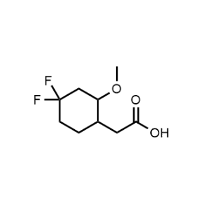 2-(4,4-Difluoro-2-methoxycyclohexyl)acetic acid|CS-1298677