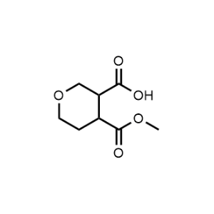 4-(Methoxycarbonyl)tetrahydro-2H-pyran-3-carboxylic acid|CS-1298714
