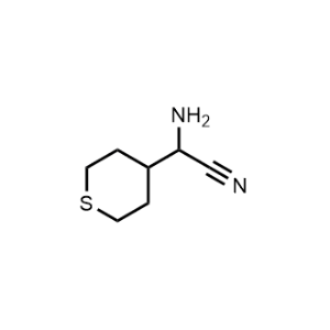2-Amino-2-(tetrahydro-2H-thiopyran-4-yl)acetonitrile|CS-1298915
