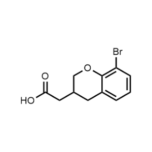 2-(8-Bromochroman-3-yl)acetic acid|CS-1299009