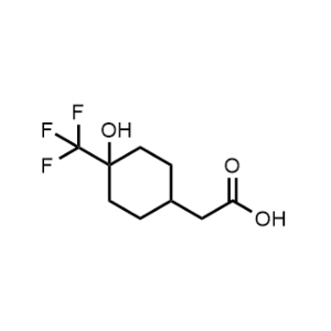2-(4-Hydroxy-4-(trifluoromethyl)cyclohexyl)acetic acid|CS-1299022