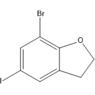 7-Bromo-5-iodo-2,3-dihydrobenzofuran|CS-1299141