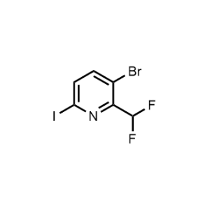 3-Bromo-2-(difluoromethyl)-6-iodopyridine|CS-1299183