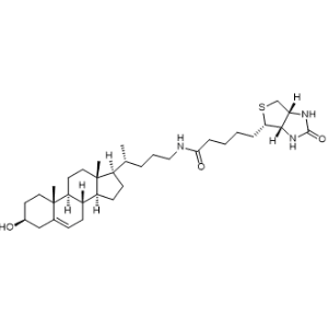 N-((R)-4-((3S,8S,9S,10R,13R,14S,17R)-3-Hydroxy-10,13-dimethyl-2,3,4,7,8,9,10,11,12,13,14,15,16,17-tetradecahydro-1H-cyclopenta[a]phenanthren-17-yl)pentyl)-5-((3aS,4S,6aR)-2-oxohexahydro-1H-thieno[3,4-d]imidazol-4-yl)pentanamide|CS-1299376