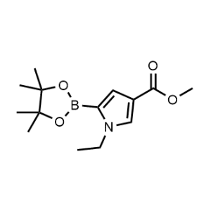 Methyl 1-ethyl-5-(4,4,5,5-tetramethyl-1,3,2-dioxaborolan-2-yl)-1H-pyrrole-3-carboxylate|CS-1299434