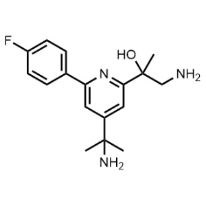 1-Amino-2-(4-(2-aminopropan-2-yl)-6-(4-fluorophenyl)pyridin-2-yl)propan-2-ol|CS-1299488