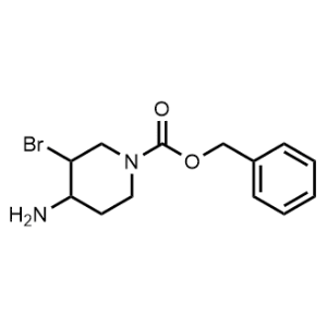 Benzyl 4-amino-3-bromopiperidine-1-carboxylate|CS-1299559