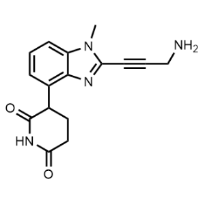 3-(2-(3-Aminoprop-1-yn-1-yl)-1-methyl-1H-benzo[d]imidazol-4-yl)piperidine-2,6-dione|CS-1299667
