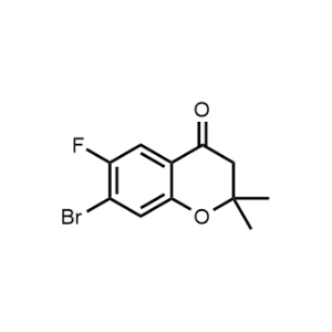 7-Bromo-6-fluoro-2,2-dimethylchroman-4-one|CS-1299763