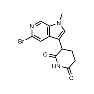 3-(5-Bromo-1-methyl-1H-pyrrolo[2,3-c]pyridin-3-yl)piperidine-2,6-dione|CS-1299789