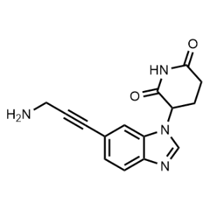 3-(6-(3-Aminoprop-1-yn-1-yl)-1H-benzo[d]imidazol-1-yl)piperidine-2,6-dione|CS-1299840