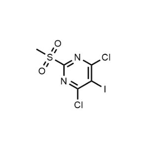4,6-Dichloro-5-iodo-2-(methylsulfonyl)pyrimidine|CS-1299999