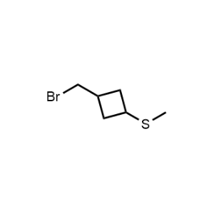 (3-(Bromomethyl)cyclobutyl)(methyl)sulfane|CS-1300192