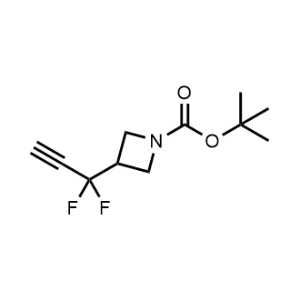 tert-Butyl 3-(1,1-difluoroprop-2-yn-1-yl)azetidine-1-carboxylate|CS-1300232