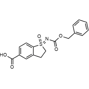 1-(((Benzyloxy)carbonyl)imino)-2,3-dihydro-1H-1l4-benzo[b]thiophene-5-carboxylic acid 1-oxide|CS-1300283