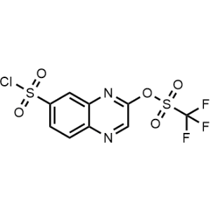 7-(Chlorosulfonyl)quinoxalin-2-yl trifluoromethanesulfonate|CS-1300446