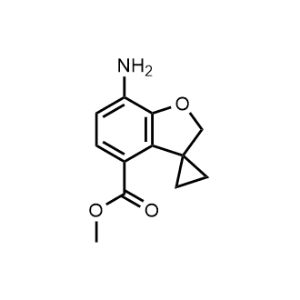 Methyl 7-amino-2H-spiro[benzofuran-3,1'-cyclopropane]-4-carboxylate|CS-1300488