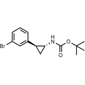 rel-tert-Butyl ((1R,2S)-2-(3-bromophenyl)cyclopropyl)carbamate|CS-1300822