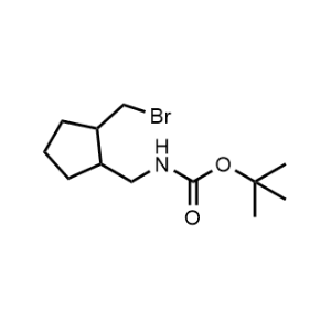 tert-Butyl ((2-(bromomethyl)cyclopentyl)methyl)carbamate|CS-1301059