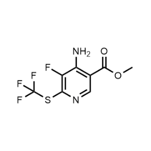 Methyl 4-amino-5-fluoro-6-((trifluoromethyl)thio)nicotinate|CS-1301483