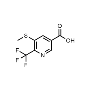 5-(Methylthio)-6-(trifluoromethyl)nicotinic acid|CS-1301530
