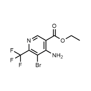 Ethyl 4-amino-5-bromo-6-(trifluoromethyl)nicotinate|CS-1301600